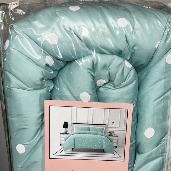 Kate spade polka dots comforter set full/queen - Picture 4 of 6